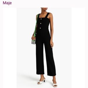NWT Maje Pampi Crepe Jumpsuit 34 EU / XS
